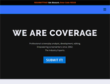 Tablet Screenshot of coverageink.com